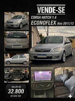 CHEVROLET CORSA 1.4 MPFI MAXX 8V FLEX 4P MANUAL